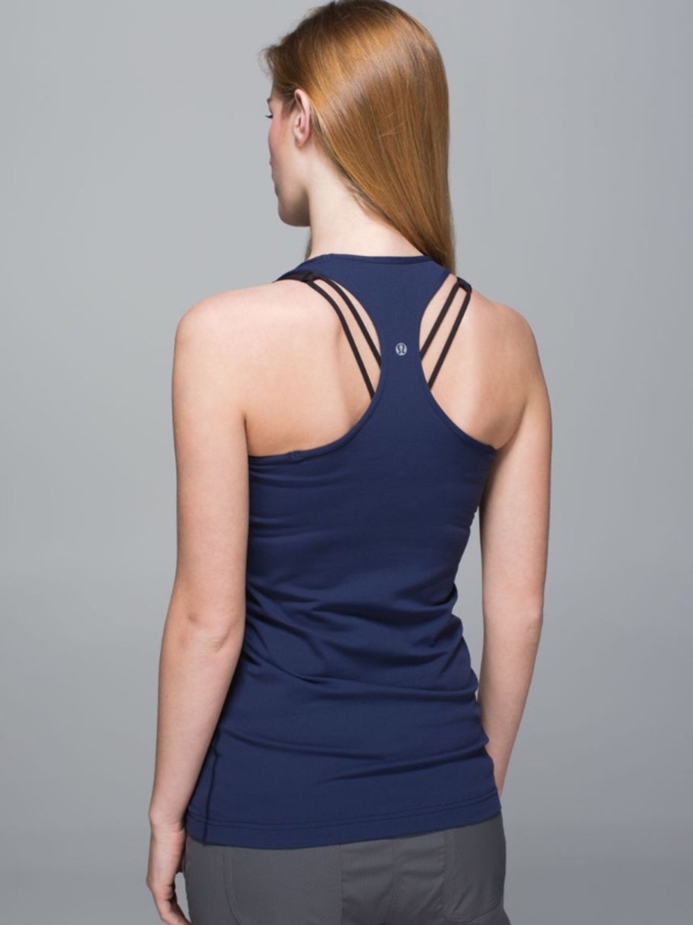 Lululemon Cool Racerback Tank *Reversible Deep Navy Sz 4